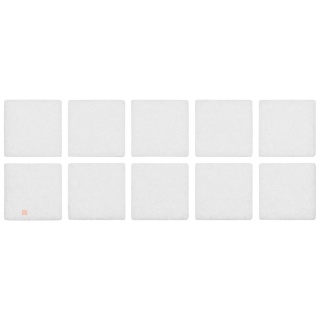 Samoprzylepne podkładki filcowe pod meble 28x28 mm - 10szt - Białe