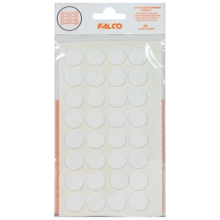Samoprzylepne podkładki filcowe pod meble fi17 mm - 32szt - Białe