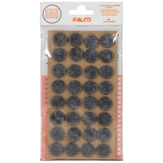 Samoprzylepne podkładki filcowe pod meble fi17 mm - 32szt - Szare