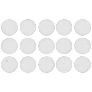 Samoprzylepne podkładki filcowe pod meble fi25 mm - 15szt - Białe