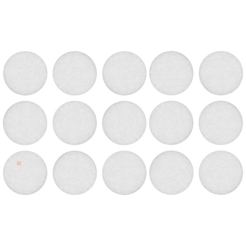 Samoprzylepne podkładki filcowe pod meble fi25 mm - 15szt - Białe
