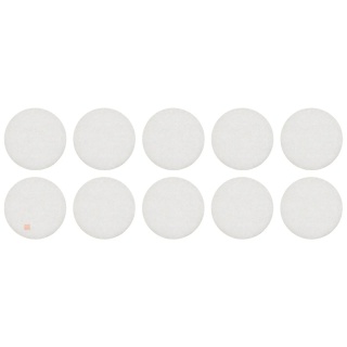 Samoprzylepne podkładki filcowe pod meble fi28 mm - 10szt - Białe