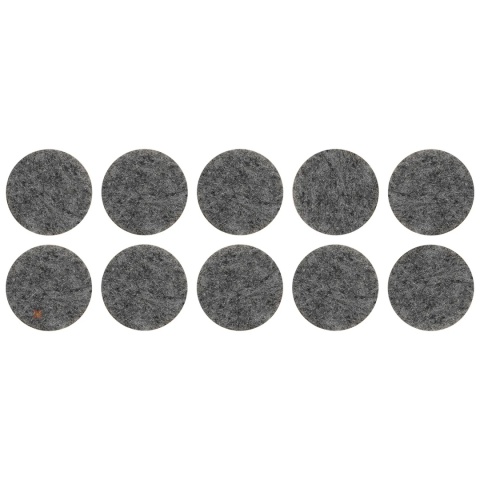 Samoprzylepne podkładki filcowe pod meble fi28 mm - 10szt - Szare