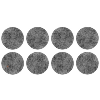 Samoprzylepne podkładki filcowe pod meble fi30 mm - 8szt - Szare
