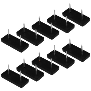 Ślizgacz podwójny z gwoździem pod meble 10 sztuk