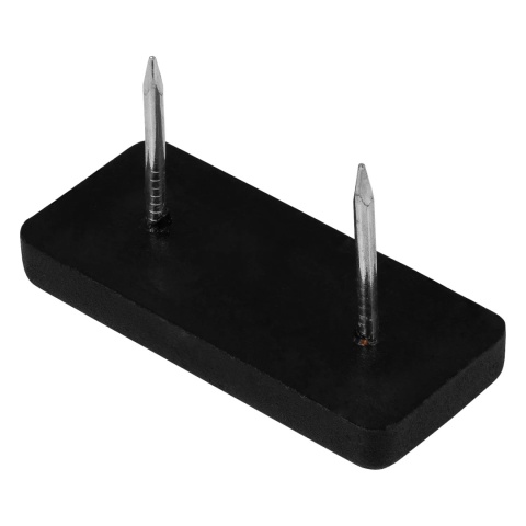 Ślizgacz podwójny z gwoździem pod meble 10 sztuk