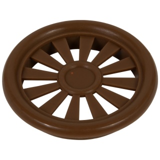 Wywietrznik szafkowy do mebli fi 40mm Brązowy LEBA