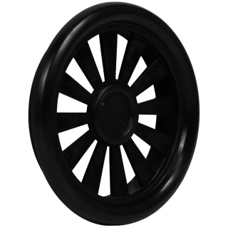 Wywietrznik szafkowy do mebli fi 40mm Czarny LEBA