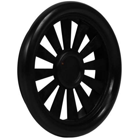 Wywietrznik szafkowy do mebli fi 40mm Czarny LEBA