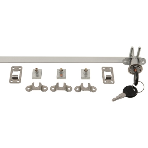 Zamek meblowy centralny do szuflad fi 19mm L-500 LEBA