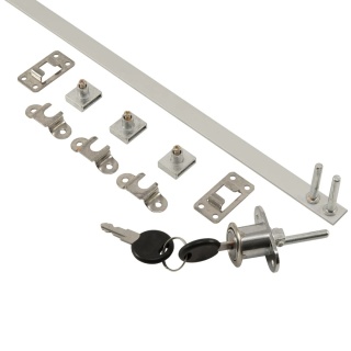 Zamek meblowy centralny do szuflad fi 19mm L-600 LEBA