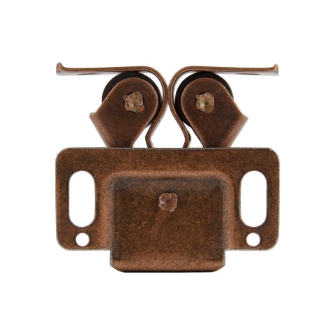 Zatrzask meblowy rolkowy wciskany do drzwi szafek Brązowy LEBA