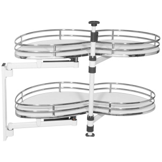 Cargo Magic Corner GEMI 900mm Nerka Lewy Biały