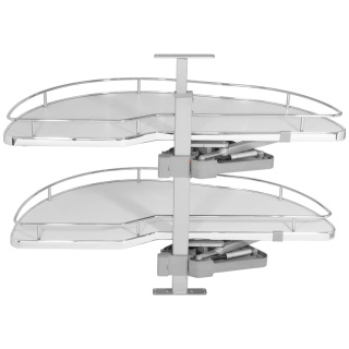 Cargo Magic Corner LAKE 900mm Nerka Lewy Biały EMUCA