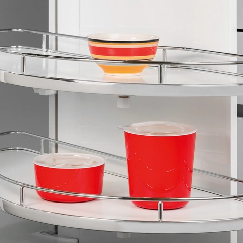 Cargo Magic Corner LAKE 900mm Nerka Lewy Biały EMUCA