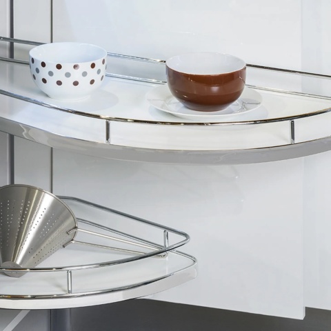 Cargo Magic Corner LAKE 900mm Nerka Lewy Biały EMUCA