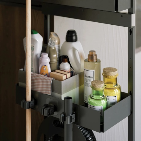 Kosz Cargo gospodarcze 40 HOUSE MASTER Lewe CICHY DOMYK Grafit REJS