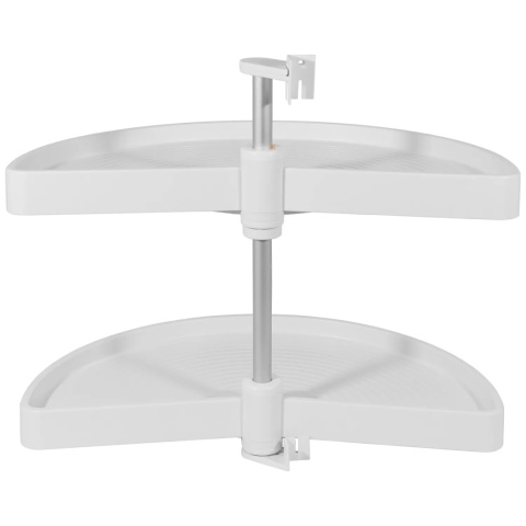 Półka obrotowa SHELVO 1/2 fi 650mm Biała Emuca
