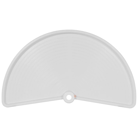 Półka obrotowa SHELVO 1/2 fi 650mm Biała Emuca