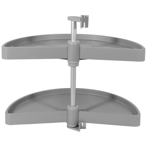 Półka obrotowa SHELVO 1/2 fi 650mm Szara Emuca