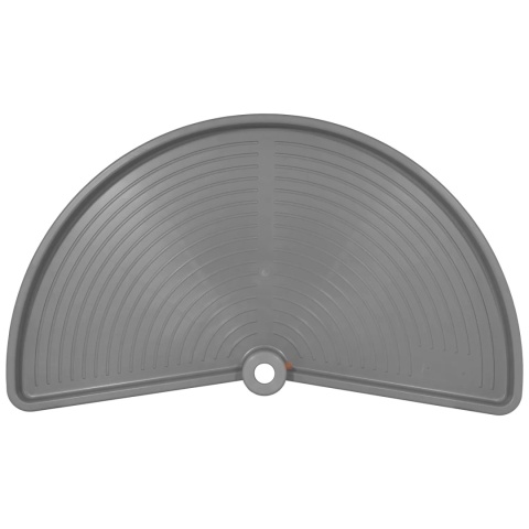 Półka obrotowa SHELVO 1/2 fi 650mm Szara Emuca