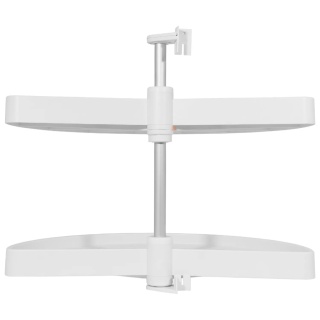 Półka obrotowa SHELVO 1/2 fi 750mm Biała Emuca