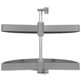 Półka obrotowa SHELVO 1/2 fi 750mm Szara Emuca