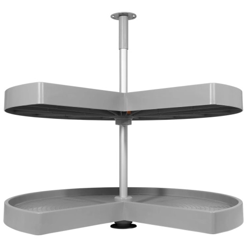 Półka obrotowa SHELVO 3/4 fi 710mm Szara Emuca