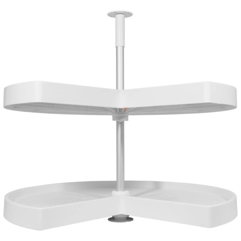 Półka obrotowa SHELVO 3/4 fi 810mm Biała Emuca