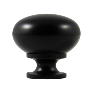 Uchwyt gałka meblowa Bergamo 32,5mm Czarny mat GTV