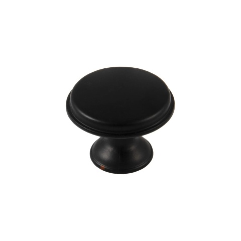 Uchwyt gałka meblowa Cento 28mm Czarny mat GTV