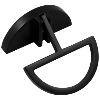 Uchwyt gałka meblowa Istambul 64mm Czarny EMUCA - 25 Sztuk