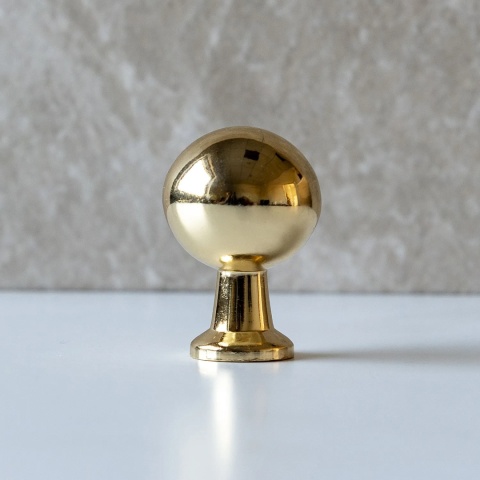 Uchwyt gałka meblowa Nord 23mm Mosiądz GTV