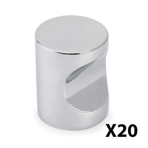 Uchwyt gałka meblowa Panama fi 20mm Chrom EMUCA - 20 Sztuk