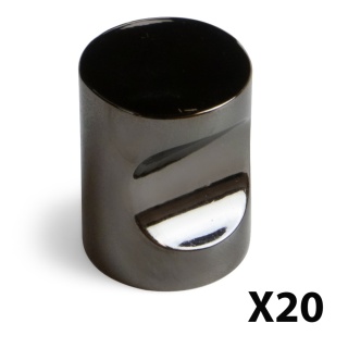 Uchwyt gałka meblowa Panama fi 20mm Tytan połysk EMUCA - 20 Sztuk