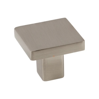 Uchwyt gałka meblowa kwadratowa Baku 30x30mm Nikiel satynowy EMUCA - 30 Sztuk