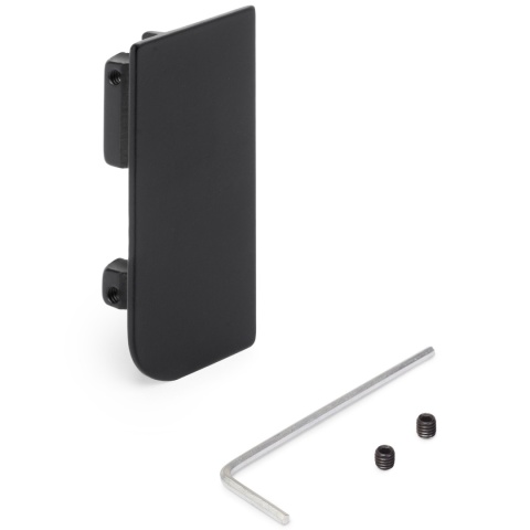 Zaślepka do górnego profilu GOLA lewa - czarna