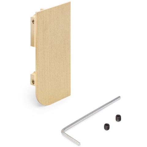 Zaślepka do górnego profilu GOLA lewa - złoty