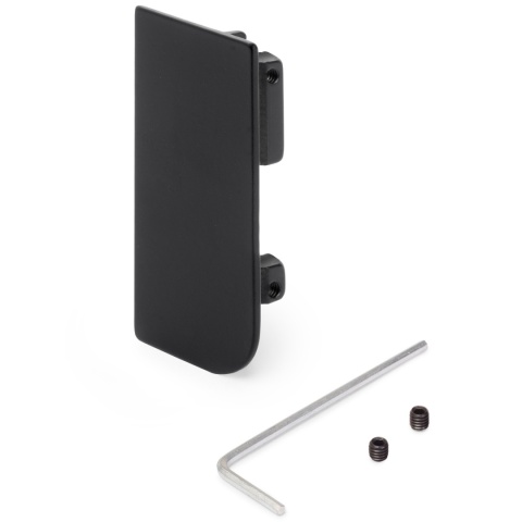 Zaślepka do górnego profilu GOLA prawa - czarna