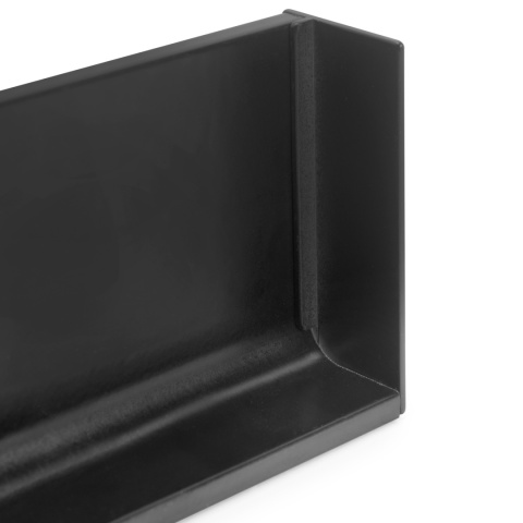 Zaślepka do górnego profilu GOLA prawa - czarna