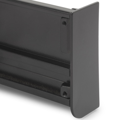 Zaślepka do górnego profilu GOLA prawa - czarna