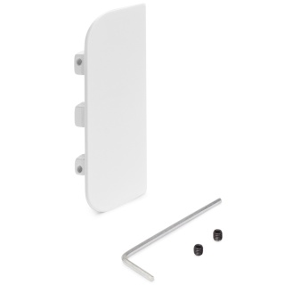 Zaślepka do środkowego profilu GOLA - biała