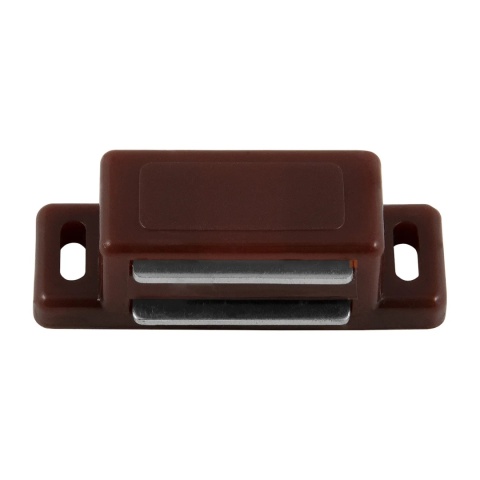Zatrzask Zamek magnetyczny do szafek meblowych Brązowy LEBA