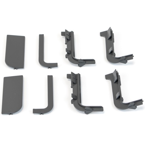 Zestaw akcesoriów do górnego profilu GOLA - antracyt