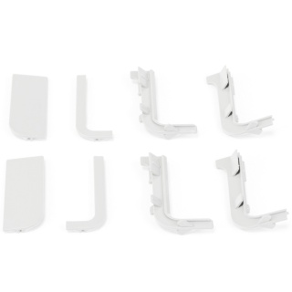 Zestaw akcesoriów do górnego profilu GOLA - biały