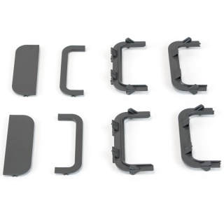 Zestaw akcesoriów do środkowego profilu GOLA - antracyt