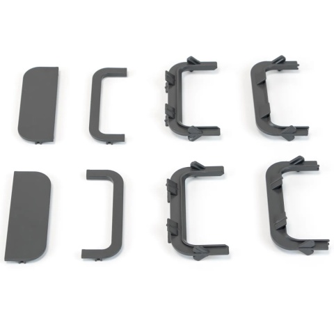 Zestaw akcesoriów do środkowego profilu GOLA - antracyt