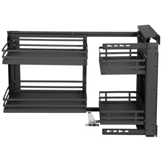 Kosz Cargo Magic Corner 900-1000mm MPTJ017GB5 Prawy Grafit AMIX