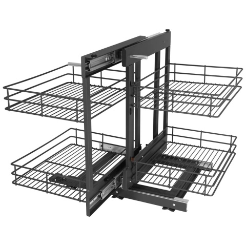 Kosz Cargo Magic Corner Maxima Classic 1200mm Lewy Grafit Rejs