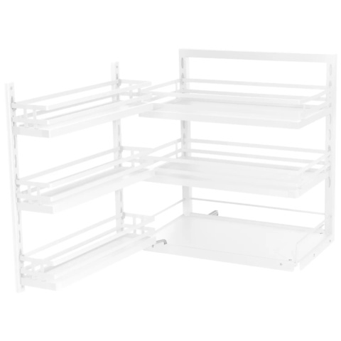 Kosz Cargo Magic Corner Mini 600mm UNIWERSALNY L/P MPTJ017J Biały AMIX